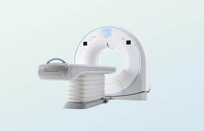 特長4：キヤノン80列CTを設置イメージ画像