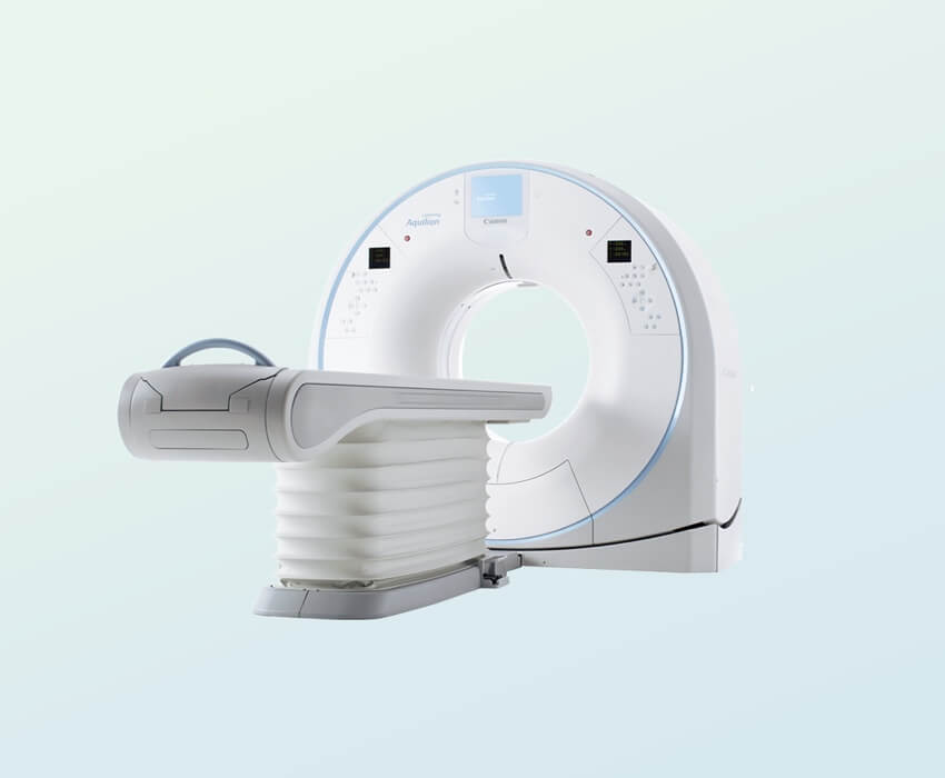 特長4：キヤノン80列CTを設置イメージ画像